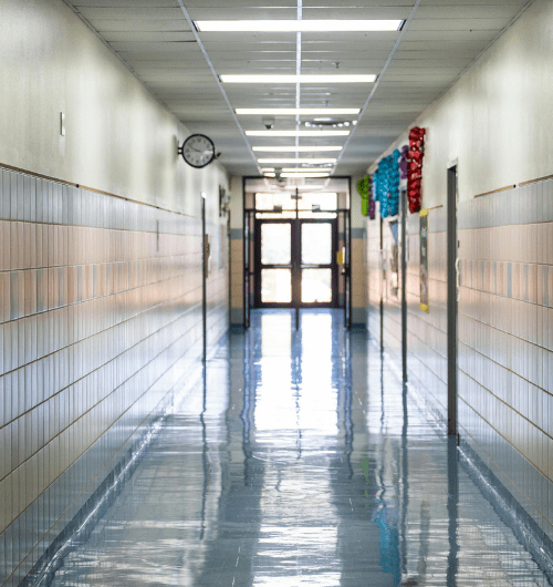 school corridor