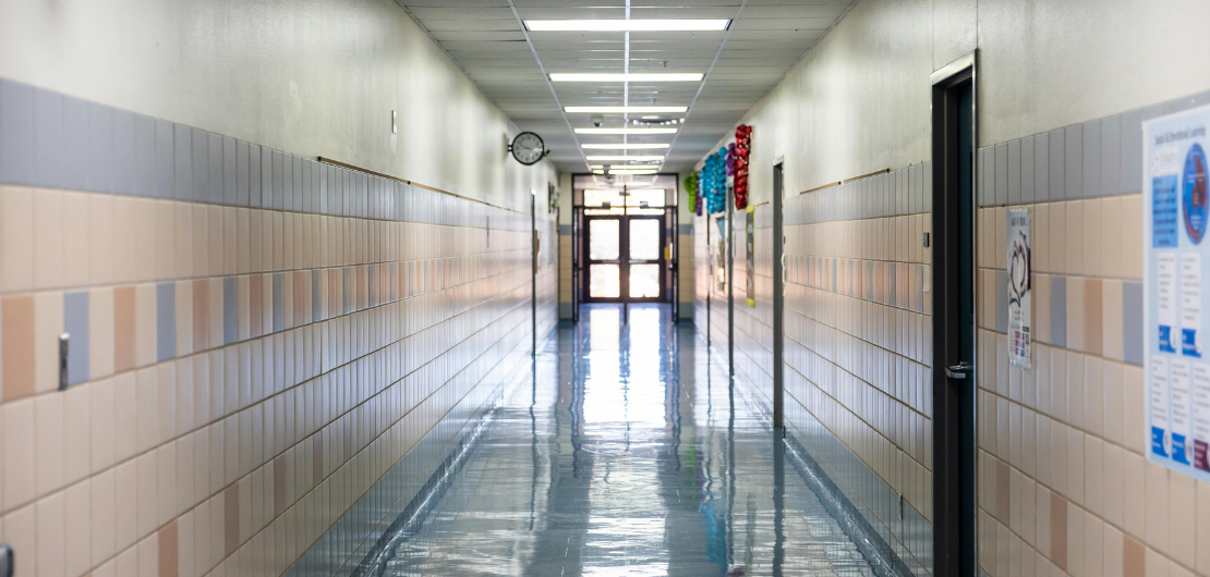 school corridor